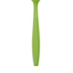 Wholesale Plastic Extra Heavy Weight Tea Spoons - Green - 1,000 ct