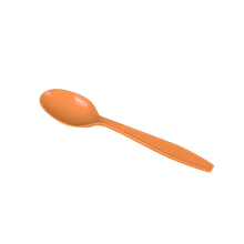 Load image into Gallery viewer, Wholesale Plastic Extra Heavy Weight Tea Spoons - Orange - 1,000 ct
