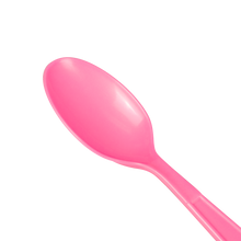 Load image into Gallery viewer, Wholesale PP Plastic Extra Heavy Weight Tea Spoons - Pink - 1,000 ct
