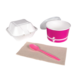 Wholesale PP Plastic Extra Heavy Weight Tea Spoons - Pink - 1,000 ct