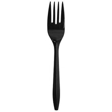 Load image into Gallery viewer, Wholesale PS Plastic Medium Weight Forks Bulk Box Black - 1,000 ct
