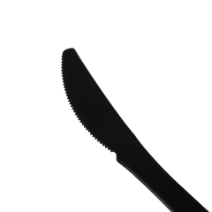 Wholesale PS Plastic Medium Weight Knives Bulk Box Black - 1,000 ct