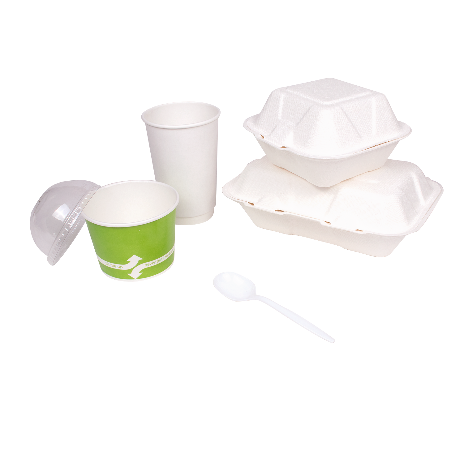 Wholesale PS Plastic Medium Weight Soup Spoons Bulk Box White - 1,000 ct