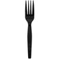 Wholesale PS Plastic Medium-Heavy Weight Forks Bulk Box Black - 1,000 ct