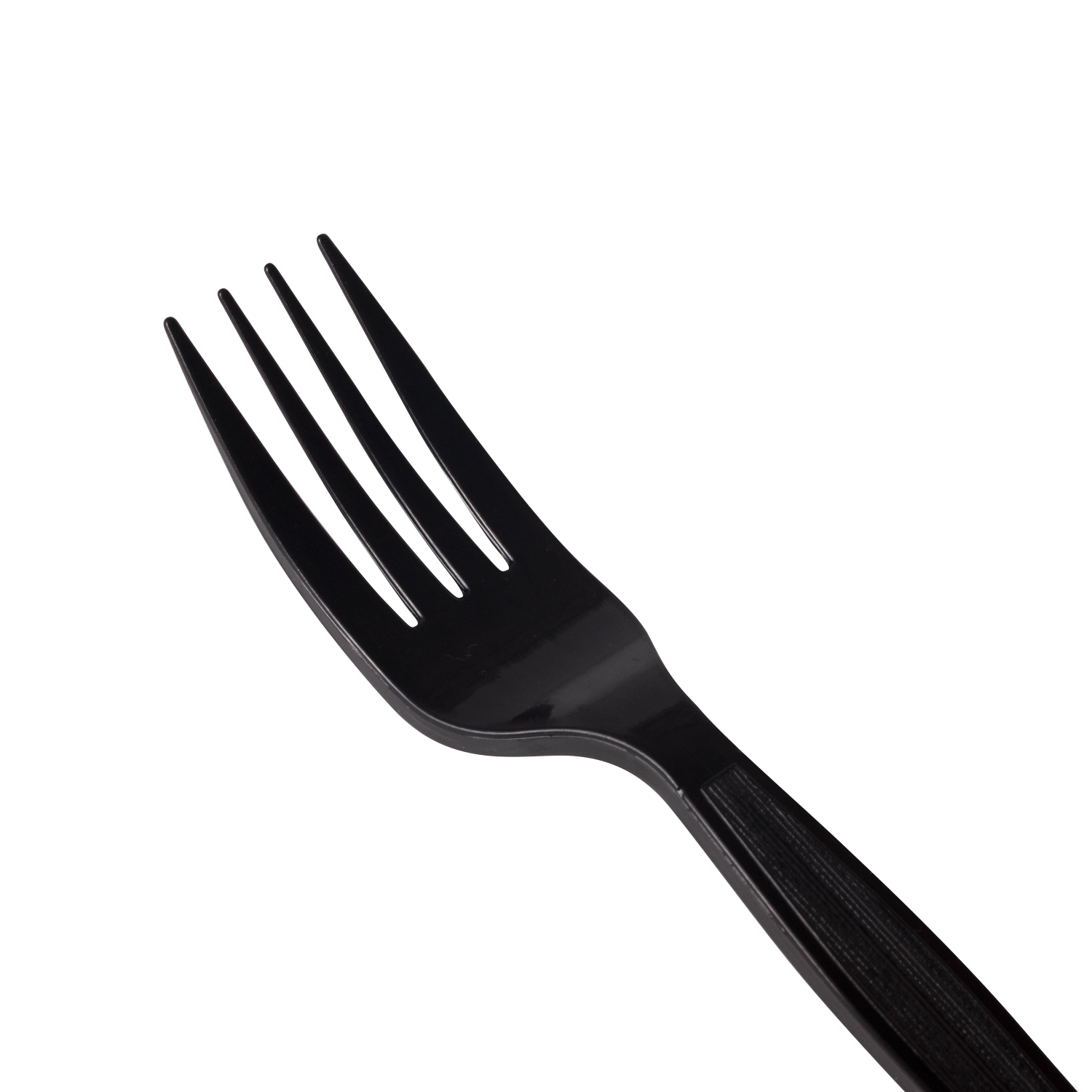 Wholesale PS Plastic Medium-Heavy Weight Forks Bulk Box Black - 1,000 ct