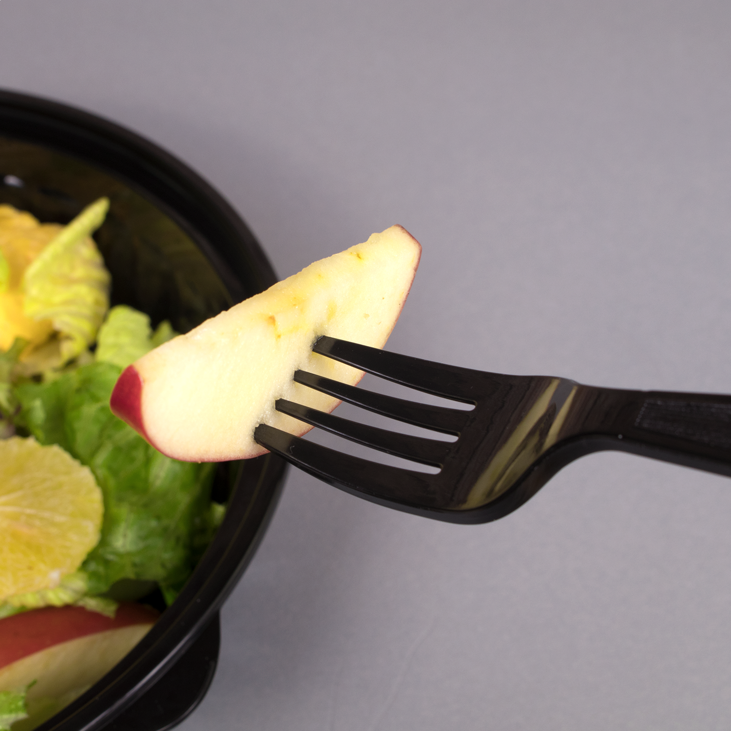 Wholesale PS Plastic Medium-Heavy Weight Forks Bulk Box Black - 1,000 ct