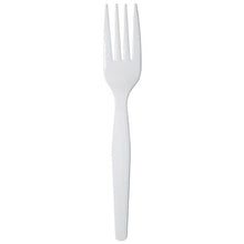 Load image into Gallery viewer, Wholesale PS Plastic Medium-Heavy Weight Forks Bulk Box White - 1,000 ct
