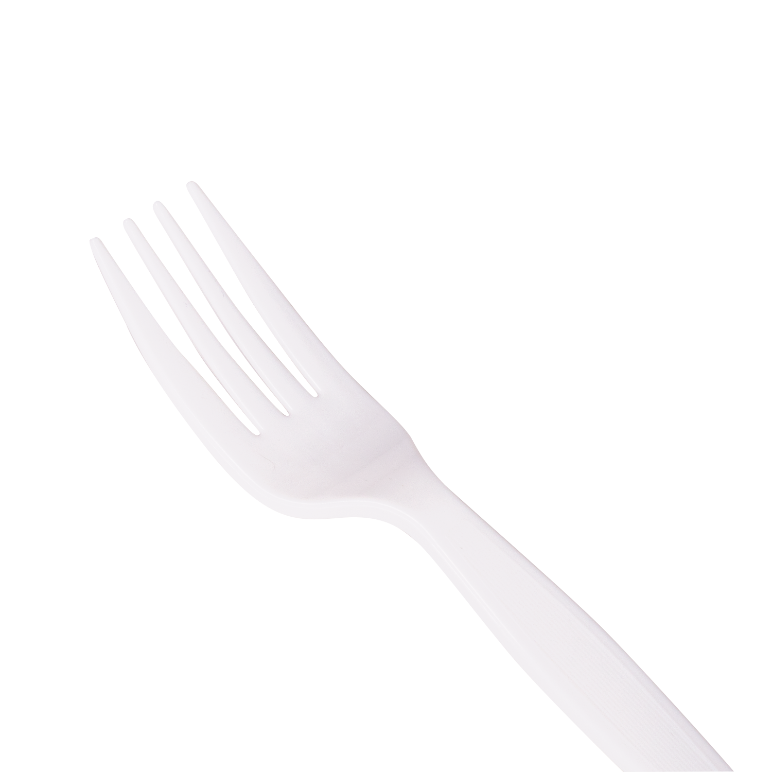 Wholesale PS Plastic Medium-Heavy Weight Forks Bulk Box White - 1,000 ct