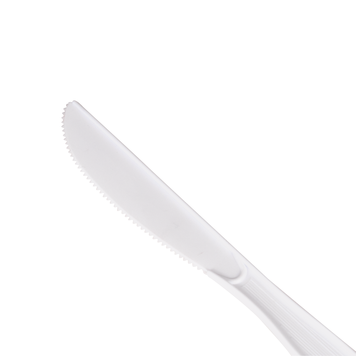 Wholesale PS Plastic Medium-Heavy Weight Knives Bulk Box White - 1,000 ct