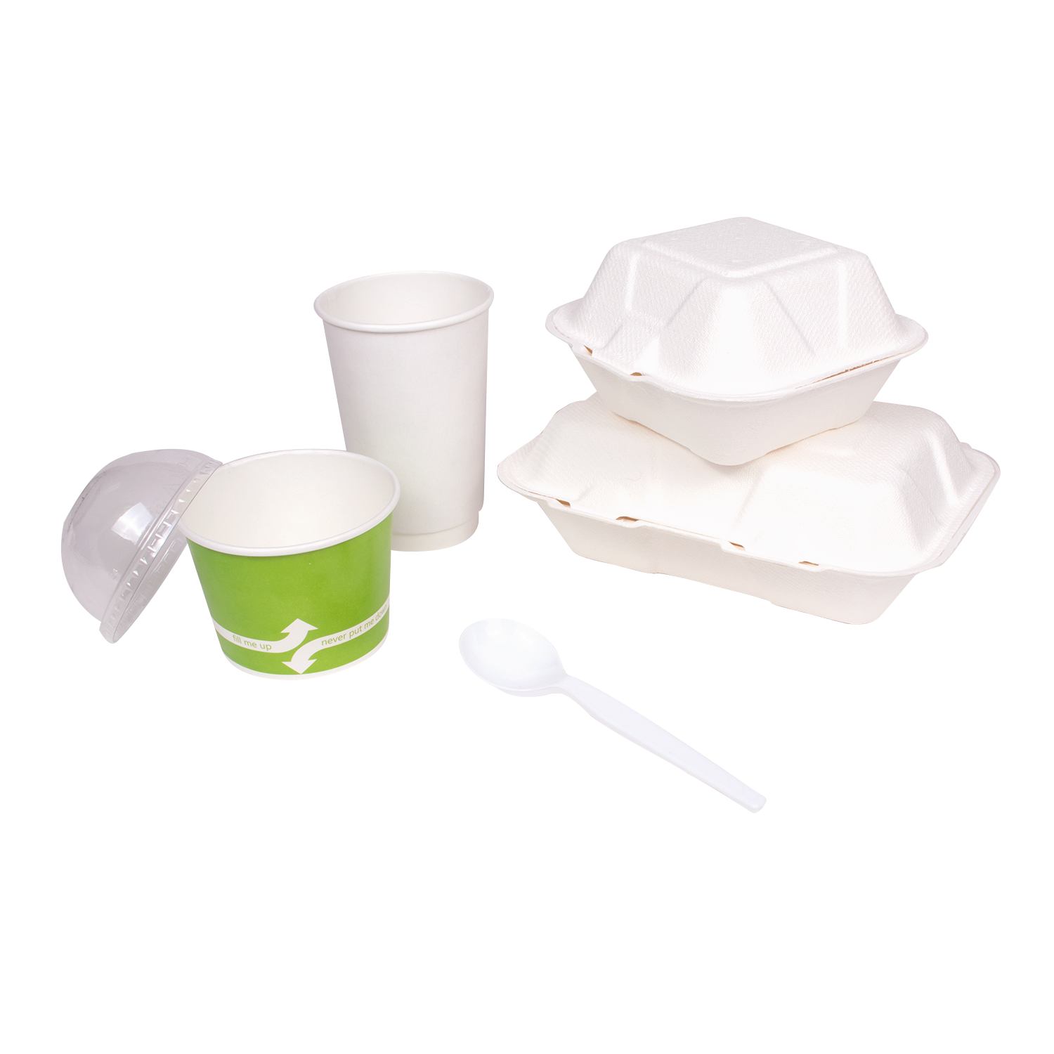 Wholesale PS Plastic Medium-Heavy Weight Soup Spoons Bulk Box White - 1,000 ct