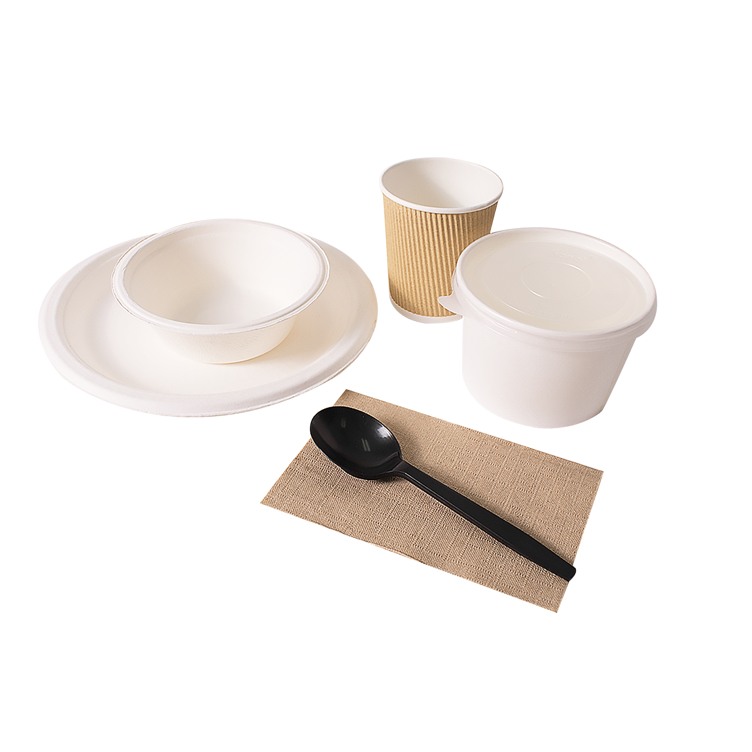 Wholesale PP Plastic Premium Extra Heavy Weight Soup Spoon Black - 1,000 ct
