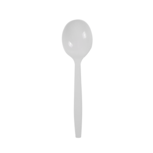 Wholesale PP Plastic Premium Extra Heavy Soup Spoon White - 1,000 ct