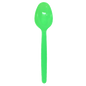 Wholesale Plastic Heavy Weight Tea Spoons - Green - 1,000 ct