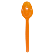 Load image into Gallery viewer, Wholesale Plastic Heavy Weight Tea Spoons - Orange - 1,000 ct

