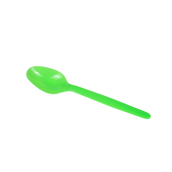 Wholesale Plastic Heavy Weight Tea Spoons - Green - 1,000 ct