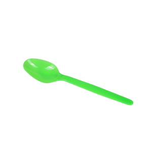 Wholesale Plastic Heavy Weight Tea Spoons - Green - 1,000 ct
