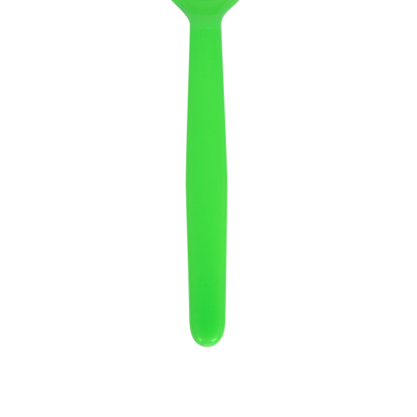 Wholesale Plastic Heavy Weight Tea Spoons - Green - 1,000 ct