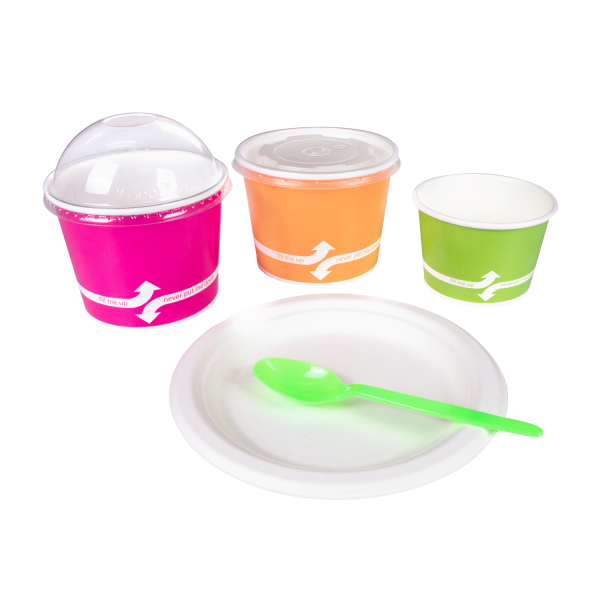 Wholesale Plastic Heavy Weight Tea Spoons - Green - 1,000 ct