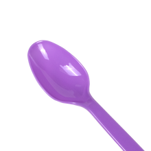 Load image into Gallery viewer, Wholesale Plastic Heavy Weight Tea Spoons - Purple - 1,000 ct
