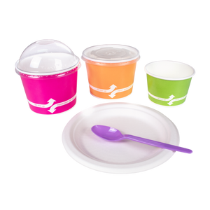 Wholesale Plastic Heavy Weight Tea Spoons - Purple - 1,000 ct