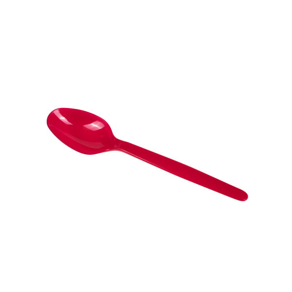 Wholesale Plastic Heavy Weight Tea Spoons - Red - 1,000 ct