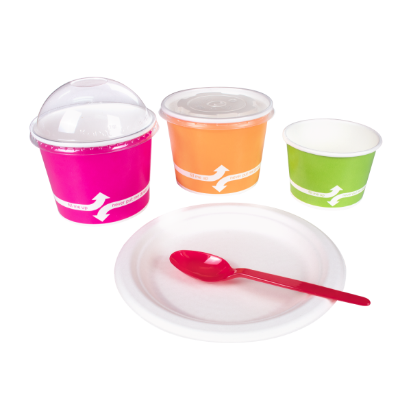 Wholesale Plastic Heavy Weight Tea Spoons - Red - 1,000 ct