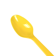 Load image into Gallery viewer, Wholesale Plastic Heavy Weight Tea Spoons - Yellow - 1,000 ct
