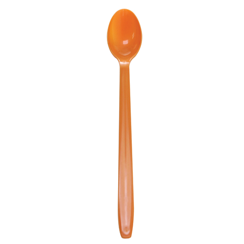 Wholesale Plastic Heavy Weight Soda Spoons - Orange - 1,000 ct