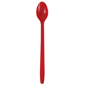 Wholesale Plastic Heavy Weight Soda Spoons - Red - 1,000 ct