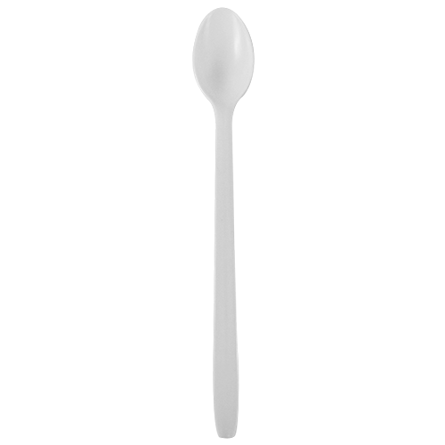 Wholesale PP Plastic Heavy Weight Soda Spoons White - 1,000 ct