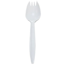 Load image into Gallery viewer, Wholesale PP Plastic Medium Weight Sporks White - 1,000 ct
