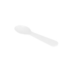 Wholesale PS Plastic Tasting Spoon White - 4,000 ct
