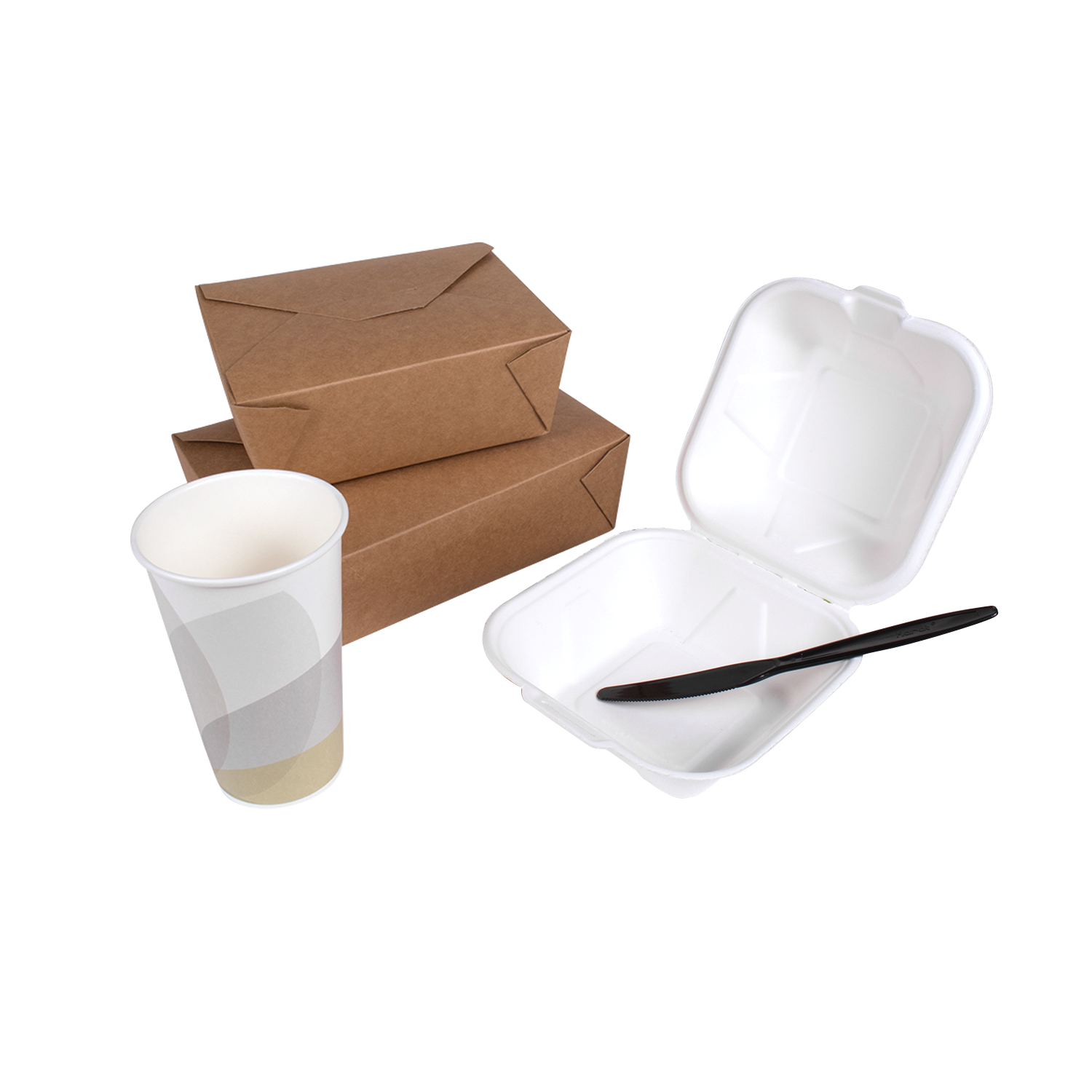 Wholesale PS Plastic Heavy Weight Knives Bulk Box Black - 1,000 ct