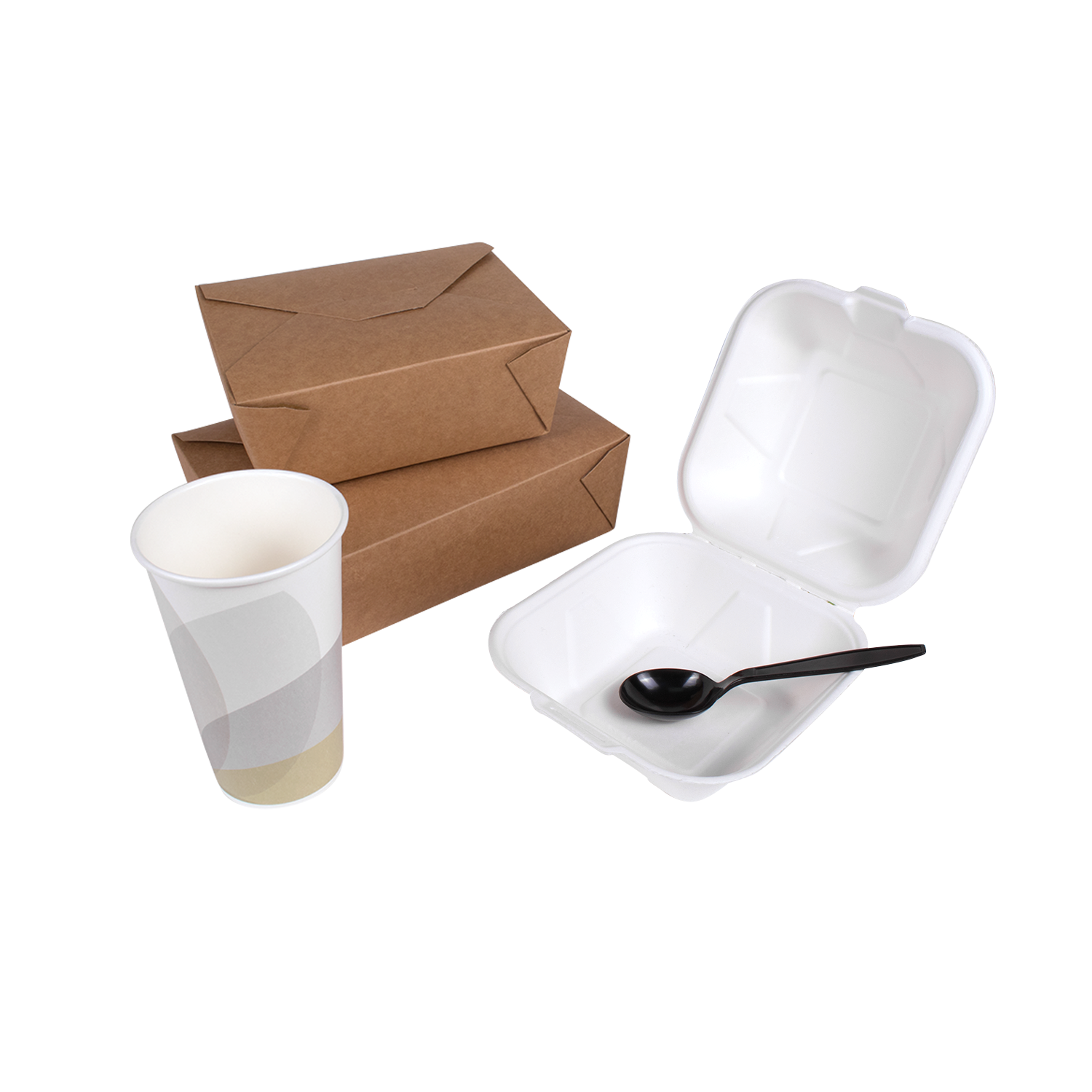 Wholesale PS Plastic Heavy Weight Soup Spoons Bulk Box Black - 1,000 ct