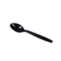 Wholesale PS Plastic Heavy Weight Tea Spoons Bulk Box Black - 1,000 ct