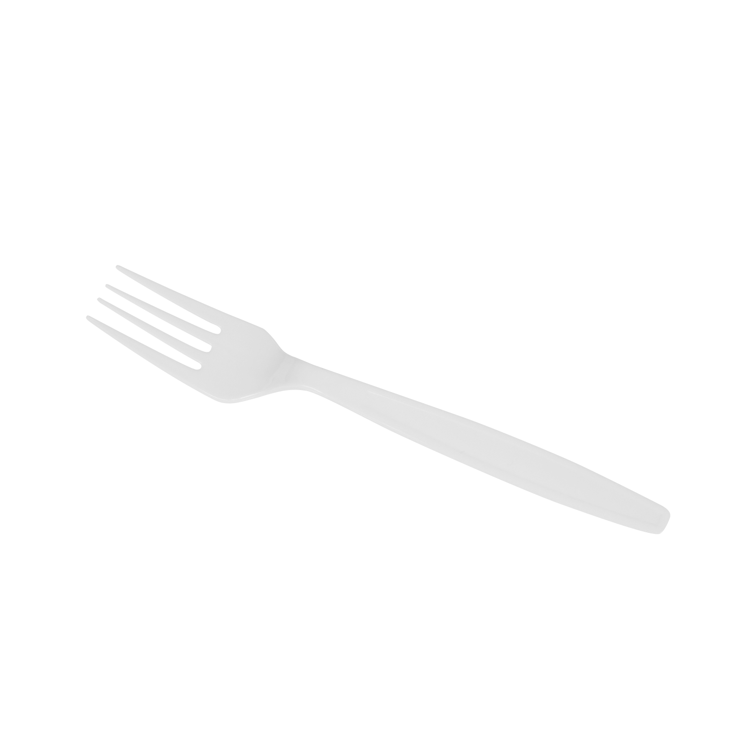 Wholesale PS Plastic Heavy Weight Forks White - Wrapped - 1,000 ct