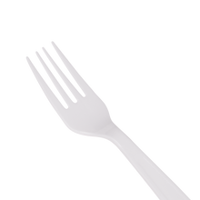 Load image into Gallery viewer, Wholesale PS Plastic Heavy Weight Forks White - Wrapped - 1,000 ct
