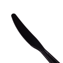 Load image into Gallery viewer, Wholesale PS Plastic Heavy Weight Knives Black Wrapped - 1,000 ct
