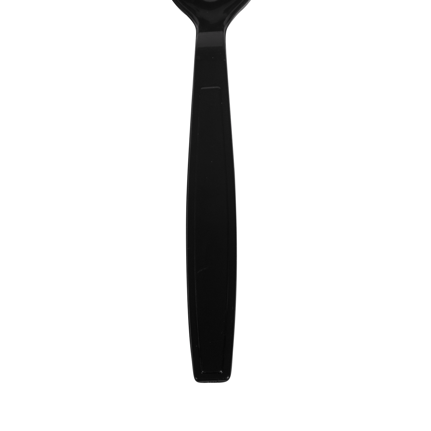 Wholesale PS Plastic Extra Heavy Weight Tea Spoons Black - Wrapped - 1,000 ct