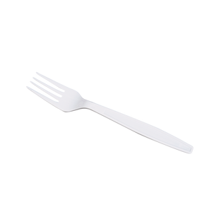 Wholesale PP Plastic Heavy Weight Forks White - Wrapped - 1,000 ct