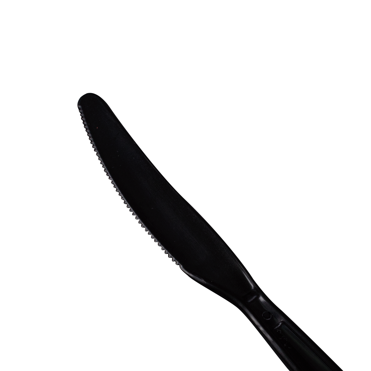 Wholesale PP Plastic Heavy Weight Knives Black - Wrapped - 1,000 ct
