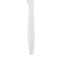 Load image into Gallery viewer, Wholesale PP Plastic Heavy Weight Knives White - Wrapped - 1,000 ct
