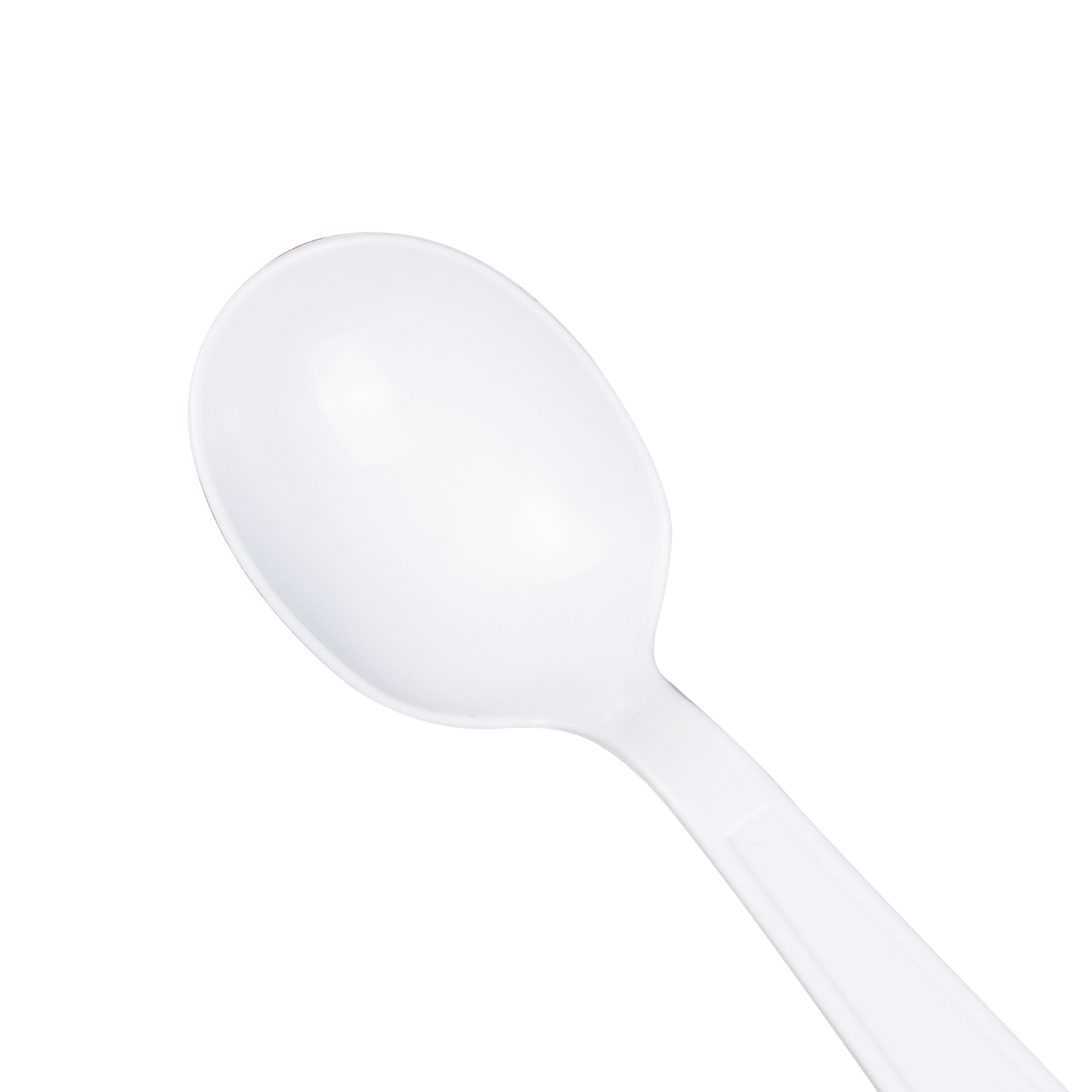 Wholesale PP Plastic Heavy Weight Soup Spoons White - Wrapped - 1,000 ct