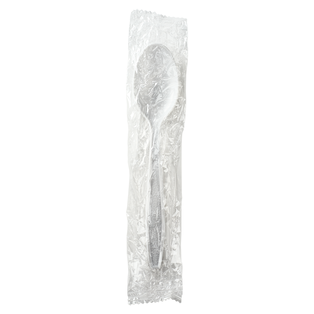Wholesale PP Heavy-Weight WRAPPED Tea Spoon White - 1,000 pcs